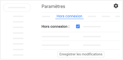 Lire, rédiger et rechercher des e-mails hors connexion