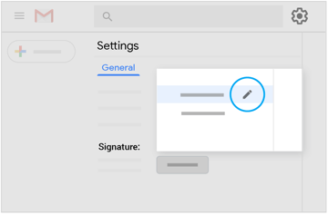 Modifier une signature existante