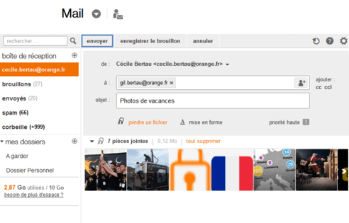 Envoyer le mail