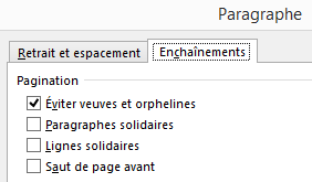 Les enchainements