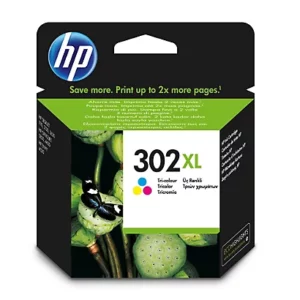 hp 302xl cartouche d’encre trois couleurs grande capacité authentique, rendement élevé (xl), encre à colorant, 8 ml, 300 pages,